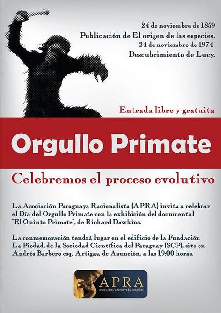 Día del Orgullo Primate: charlas abiertas en Rosario y Buenos Aires