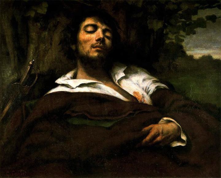 El hombre herido de Gustave Courbet