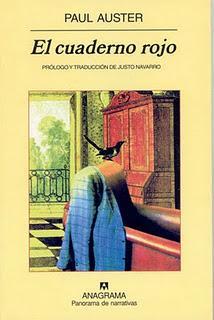 El cuaderno rojo de Paul Auster El cuaderno rojo de Paul Auster
