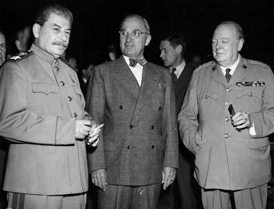 Stalin, Churchill y Truman hablan sobre Franco y España, Postdam, julio de 1945