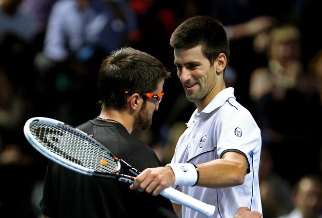 ATP World Tour Finals: Tipsarevic se fue con un triunfo ante Djokovic