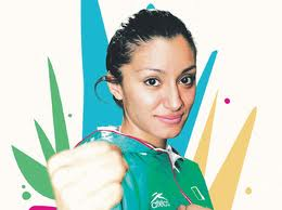 Bertha Gutiérrez González, medallista de oro en Karate Do