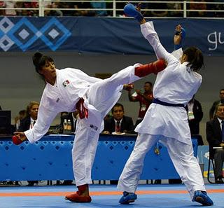 Bertha Gutiérrez González, medallista de oro en Karate Do