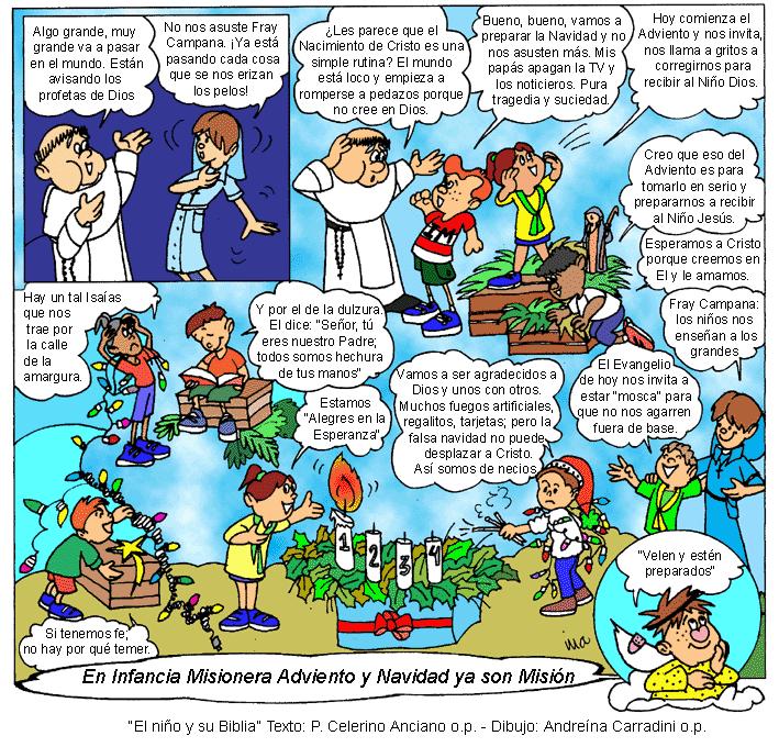 EVANGELIO DOMINICAL EN IMAGEN Y CÓMIC: DOMINGO 27 DE NOVIEMBRE DEL 2011