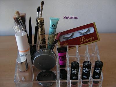 Organizador de maquillaje