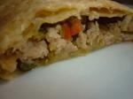 Empanada de Hojaldre rellena de pollo picado y verduras - Cocina de Valen