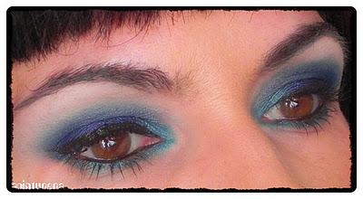 Ahumado turquesa y zafiro