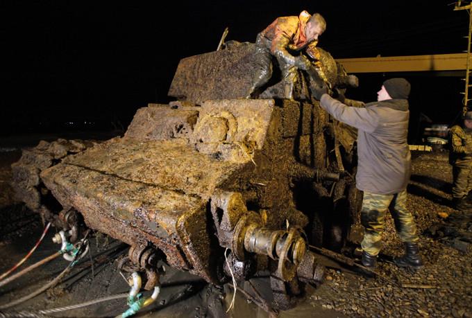 Encontrado tanque ruso de la Segunda Guerra Mundial