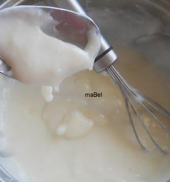 Crema pastelera blanca, sin huevo y Apto celíacos
