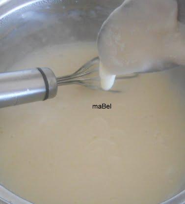 Crema pastelera blanca, sin huevo y Apto celíacos