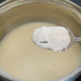 Crema pastelera blanca, sin huevo y Apto celíacos