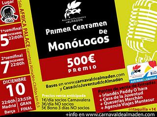 I Certamen de Monólogos en Almadén