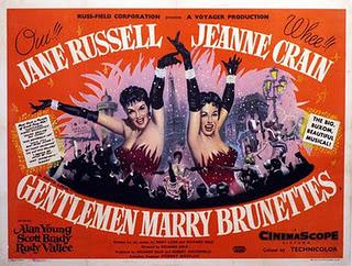 CABALLEROS SE CASAN CON LAS MORENAS, LOS (“Gentlemen Marry Brunettes”, EE.UU., 1955)