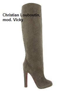 Victoria Beckham adora sus botas Vicky de Christian Louboutin