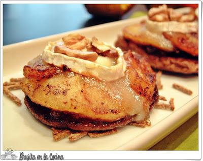 Experiencia All - Bran; Entrante: Blinis de manzana y queso de cabra