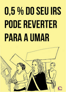 0,5% do seu IRS pode reverter para a UMAR, sem qualquer custo para si