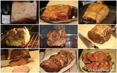 Roastbeef cocinado a baja temperatura