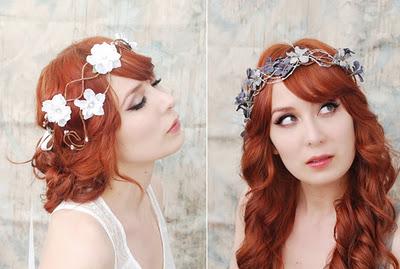 Detalles florales para el cabello de las novias
