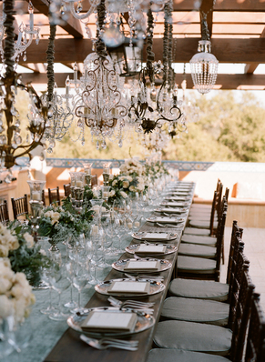 Decoración de mesas de boda: una mesa romántica