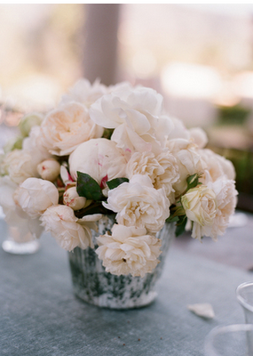 Decoración de mesas de boda: una mesa romántica