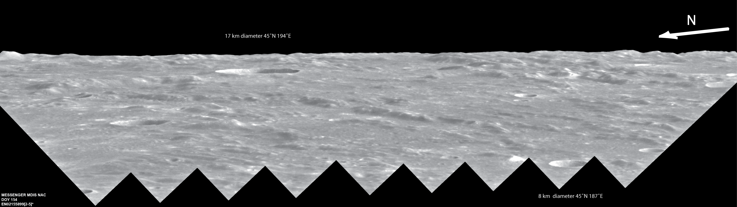 Una mirada de cerca a Mercurio desde la sonda MESSENGER