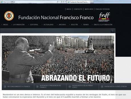 portada web fundacion Francisco Franco portada web fundacion Francisco Franco