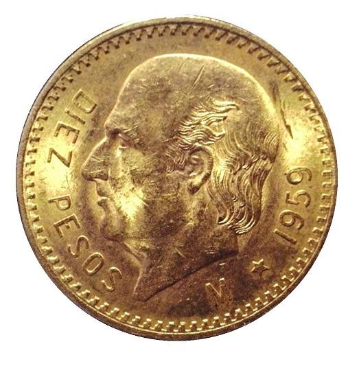 Los 50 Pesos no es la única moneda de Oro mexicana……..los 2, 2 ½ , 5,10 y 20 pesos también están ahí!