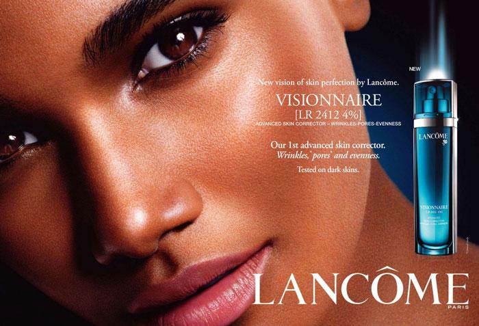 lancome Arlenis Sosa for Lancome Visionnaire Campaign