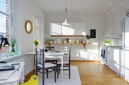 Vivir en 36m² pisos menores de 40 metros cuadrados muebles low cost muebles de ikea muebles con varias funciones HEMMES de Ikea estilo nórdico diseño escandinavo diseño de interiores decoración pisos pequeños decoración low cost decoración de interiores decoración apartamentos para 1 persona cocinas blancas pequeñas cama diván apartamentos para 1 persona