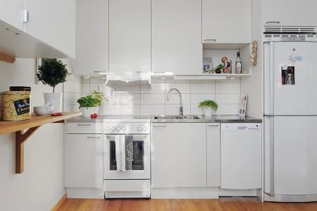 Vivir en 36m² pisos menores de 40 metros cuadrados muebles low cost muebles de ikea muebles con varias funciones HEMMES de Ikea estilo nórdico diseño escandinavo diseño de interiores decoración pisos pequeños decoración low cost decoración de interiores decoración apartamentos para 1 persona cocinas blancas pequeñas cama diván apartamentos para 1 persona