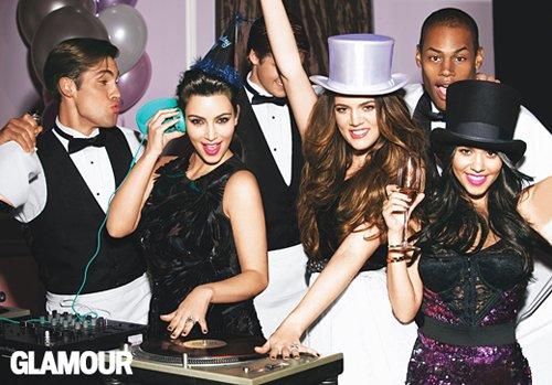 Las Kardashian celebran la llegada del 2012