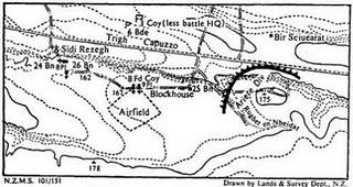 Los italianos arrebatan el Punto 175 a los neozelandeses de Freyberg - .29/11/1941.