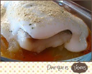Bacalao a la Teja con costra Crujiente:  