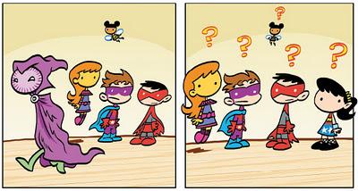 TINY TITANS: La misteriosa dama de violeta