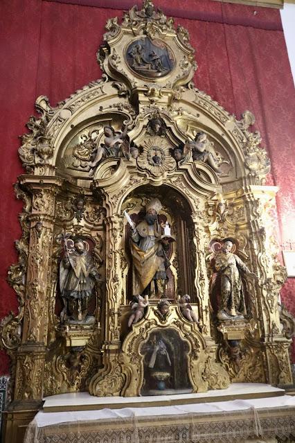 La iglesia del Convento del Espíritu Santo (6): el Retablo de San Agustín.