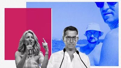 La estrecha relación de Feijóo con el narcotraficante Marcial Dorado irrumpe en la campaña. La estrecha relación de Feijóo con el narcotraficante Marcial Dorado irrumpe en la campaña.