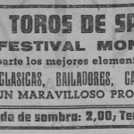 19/7/1936 Santander ajena al Alzamiento:Festival Montañés en la Plaza de Toros