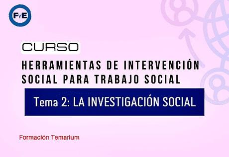 Curso online de técnicas de investigación social