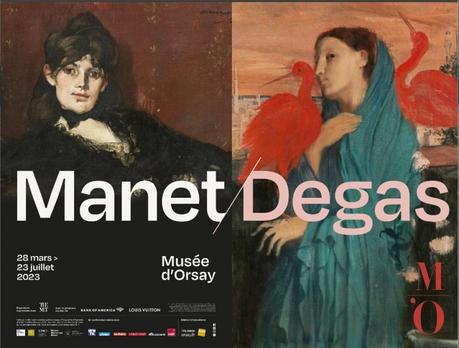 Cartel Manet y Degas