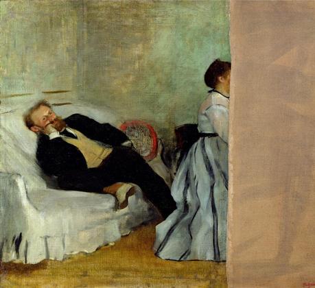 Manet y Degas, Pintar la modernidad Edgar Degas Monsieur et Madame Edouard Manet