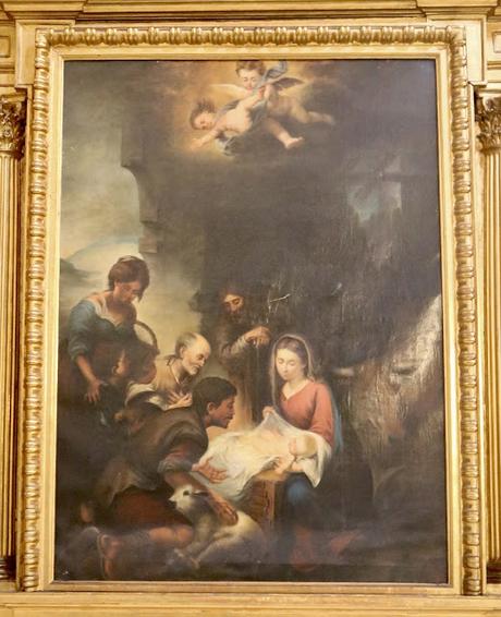 La iglesia del Convento del Espíritu Santo (8): el Retablo de la Adoración de los pastores.