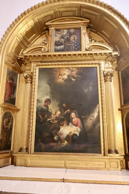 La iglesia del Convento del Espíritu Santo (8): el Retablo de la Adoración de los pastores.