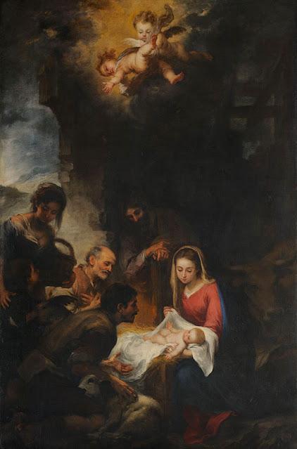 La iglesia del Convento del Espíritu Santo (8): el Retablo de la Adoración de los pastores.