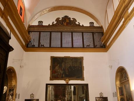 La iglesia del Convento del Espíritu Santo (10): el muro del Coro Bajo.
