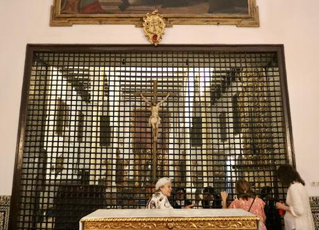 La iglesia del Convento del Espíritu Santo (10): el muro del Coro Bajo.