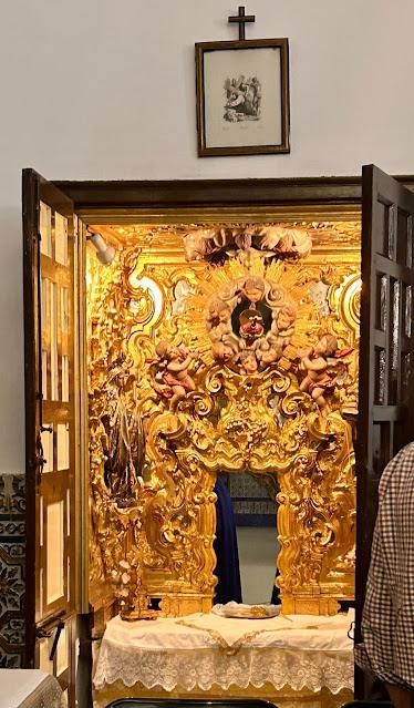 La iglesia del Convento del Espíritu Santo (10): el muro del Coro Bajo.