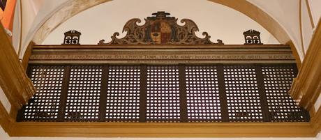 La iglesia del Convento del Espíritu Santo (10): el muro del Coro Bajo.