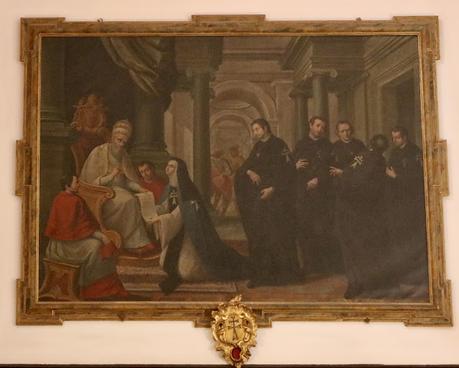 La iglesia del Convento del Espíritu Santo (10): el muro del Coro Bajo.