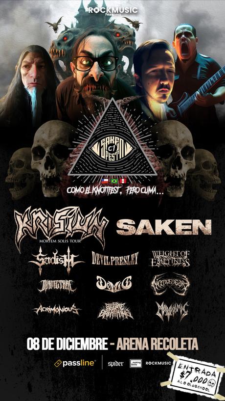 Krisiun encabeza el Saken C1 Fest Krisiun SakenC1Fest Historia