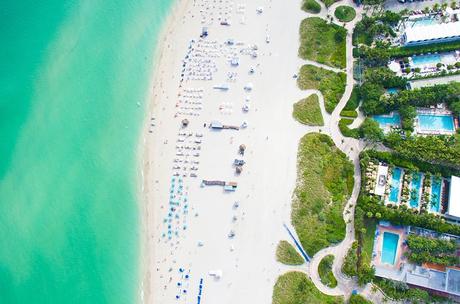 Vista aérea de South Beach, Miami